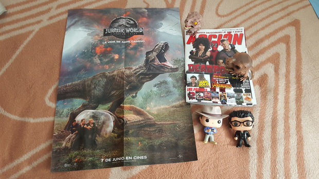 Acción cine Mayo 2018 con poster de #JurassicWorldFallenKingdom + Fondo de pantalla (Gracias a Jefe Brody por el aviso)