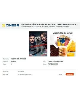 Noche de Juegos: Mi Crítica y mi Entrada. [Sin Spoilers]. Nota 5.5/10. Una divertida comedia