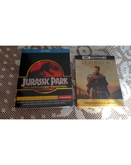 Jurassic Park Edición Coleccionista 25 Th Aniversario + Gladiator Steelbook 4K: Mi Compra 09-05-2018