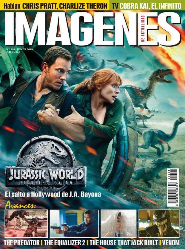 Imágenes de Junio 2018. Con portada de Jurassic World El Reino Caido
