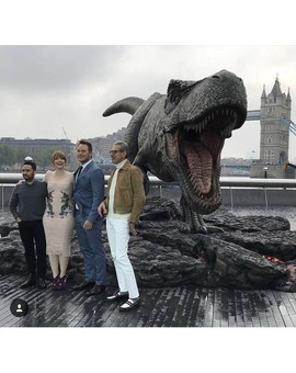 Comienza la promoción de Jurassic World El Reino Caido en Londres