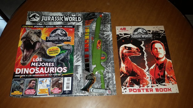 Jurassic World El Reino Caido: Revista Número 1 + Libro de posters: Mi Compra 30-05-2018