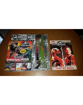 Jurassic World El Reino Caido: Revista Número 1 + Libro de posters: Mi Compra 30-05-2018