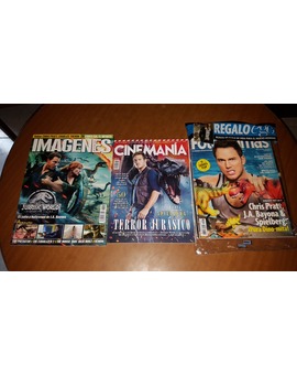 Cinemania, Fotogramas e Imágenes de Junio de 2018 con portadas de Jurassic World El Reino Caido : Mi Compra 30-05-2018