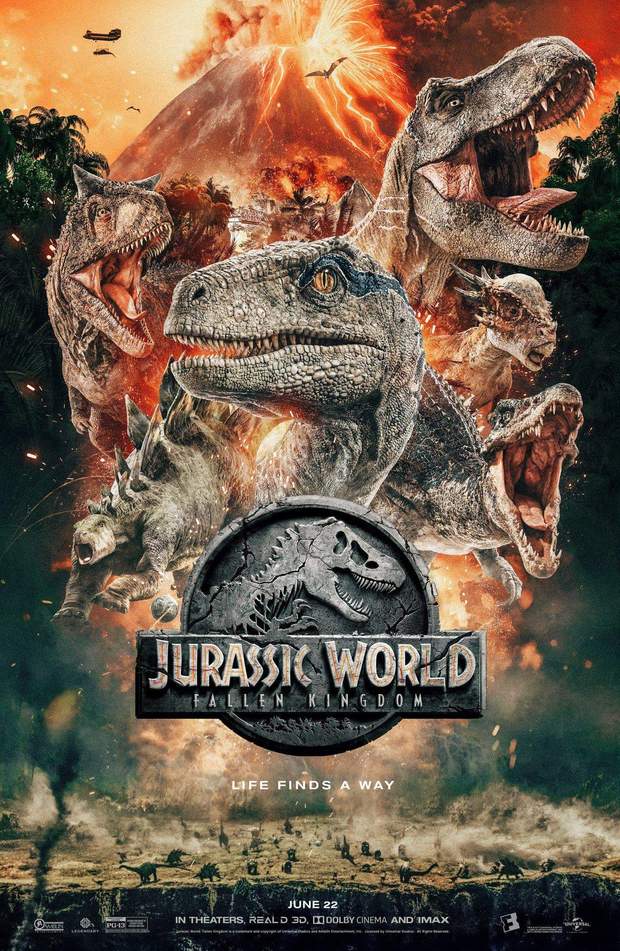 Jurassic World El Reino Caido. Nuevo Poster
