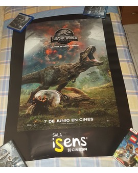 Gigantesco poster de regalo en Cinesa de Jurassic World El Reino Caído + Vídeo Viral filtrado por Universal para comenzar la promoción de Jurassic World 3