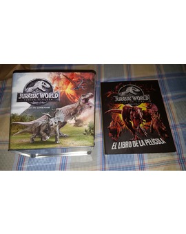Cubo palomitas en relieve de Jurassic World El Reino Caido + El Libro de la película: Mis Compras 10-06-2018