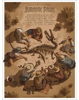Jurassic Park. Poster Mondo