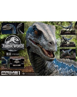 Figura Blue de Prime Studio 1 de Jurassic World El Reino Caido