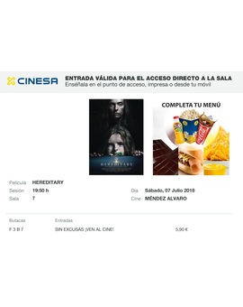 Hereditary: Mi Crítica y mi Entrada. [Sin Spoilers]. Nota: 9/10. Magnifico ejercicio de terror a la antigua usanza.