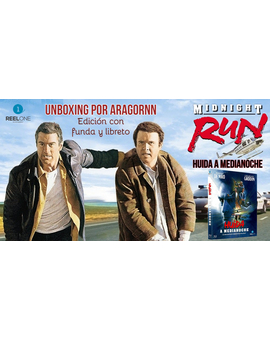 Unboxing de la edición de Huida a Medianoche con funda y libreto editada por Reel One