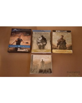 Gladiator: Mi Colección: Digibook + Steelbook + Steelbook 4K + BSO