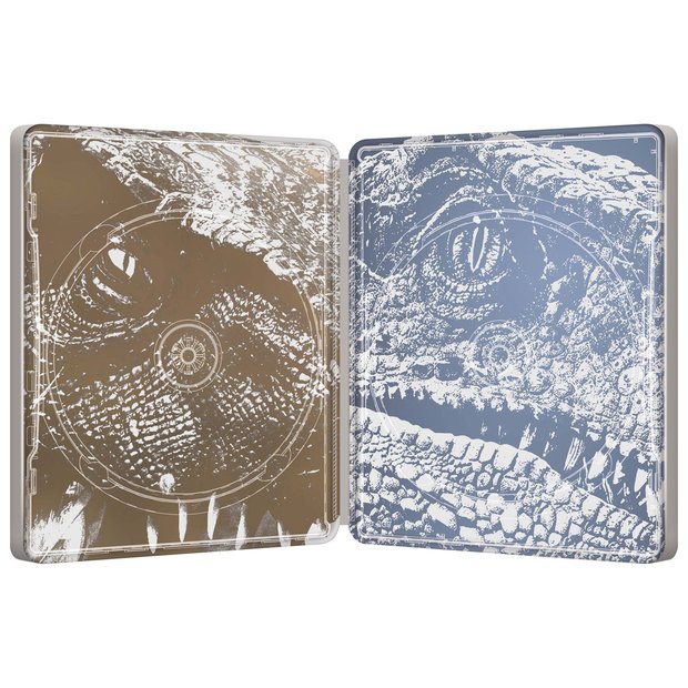 Diseño del interior del steelbook 4K de Jurassic World El Reino Caido 