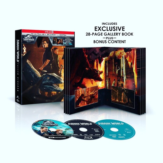 Jurassic World Fallen Kingdom: Target Exclusive 4K Digipak