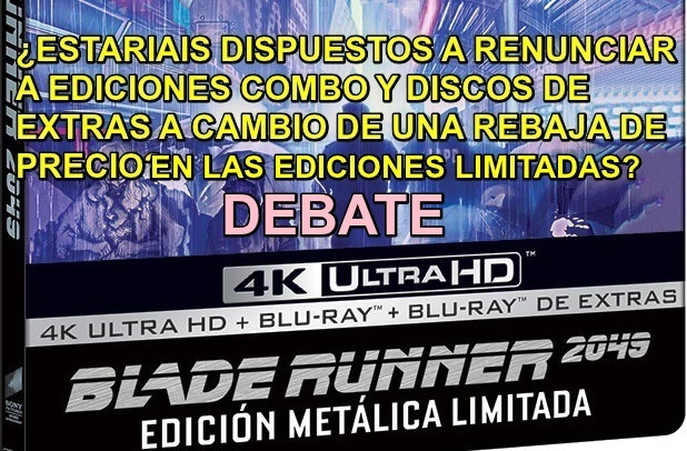 Debate: Ediciones limitadas ¿Renunciaríais a los combos y disco de extras por una rebaja de precio?