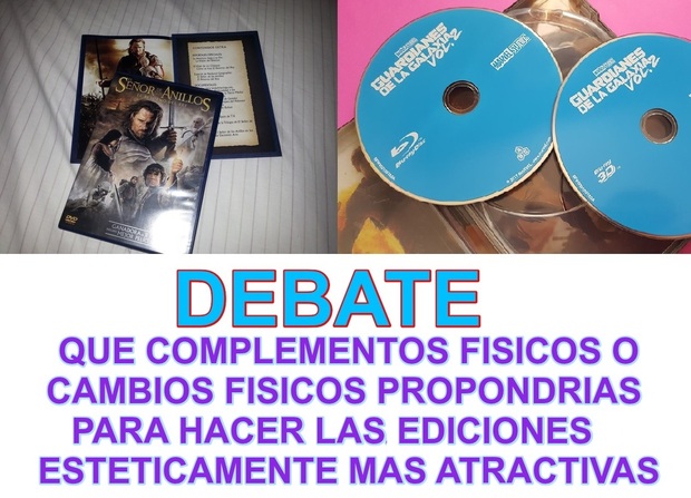 Debate: ¿Que complementos o cambios físicos propondrías para que las ediciones sean mas atractivas?