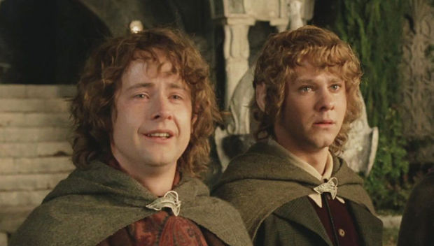 ESDLA: El precioso mensaje que demuestra el amor  que surgió entre Merry y Pippin
