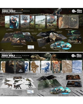 Así son las dos ediciones de Filmarena de Jurassic World Fallen Kingdom