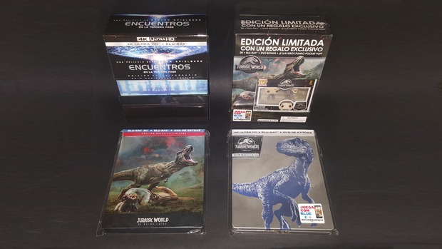 Jurassic World El Reino Caido + Encuentros en la Tercera Fase: Mis últimas adquisiciones 09-10-2018