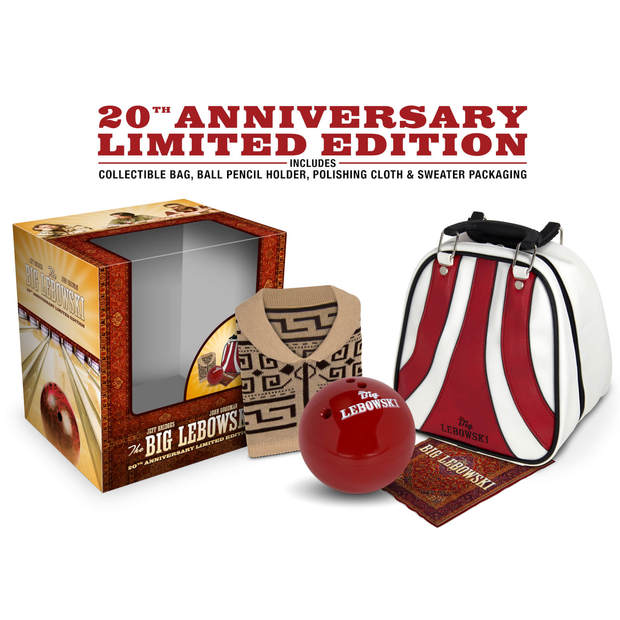 El Gran Lebowski 4K UHD & Blu-ray (con bolso, jersey y bola de bolos) - Steelbook Exclusivo de Zavvi
