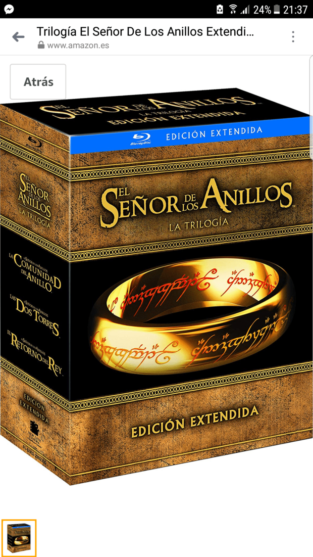 Diseño del nuevo pack de El Señor de los Anillos