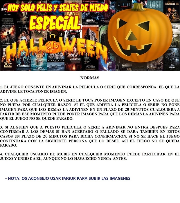 Juego: Especial Halloween: Averigua a que Película o Serie Corresponde la Imagen