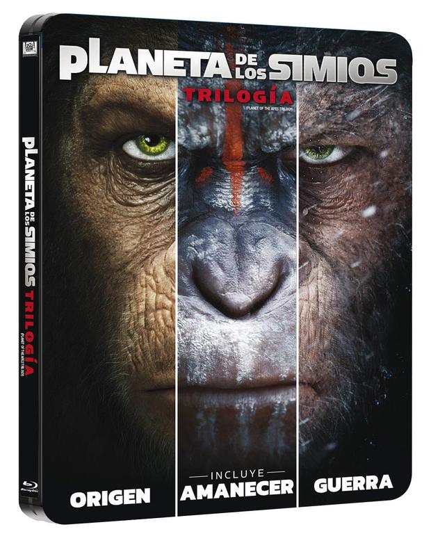 Nuevo steelbook de El Planeta de los Simios (Con los textos en Castellano)
