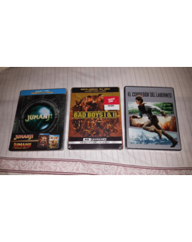 Black Friday: Jumanji, Bad Boys (Gracias a Angel Jesus) y El Corredor del Laberinto. Mis Compras