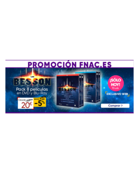Sólo hoy en Fnac. Pack Luc Besson a 30 euros en Blu Ray