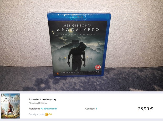 Apocalypto (Gracias a Docbit Movies) + Assassin,s Creed Odyssey: Regalos Papá Noel 24-12-2018