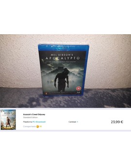 Apocalypto (Gracias a Docbit Movies) + Assassin,s Creed Odyssey: Regalos Papá Noel 24-12-2018
