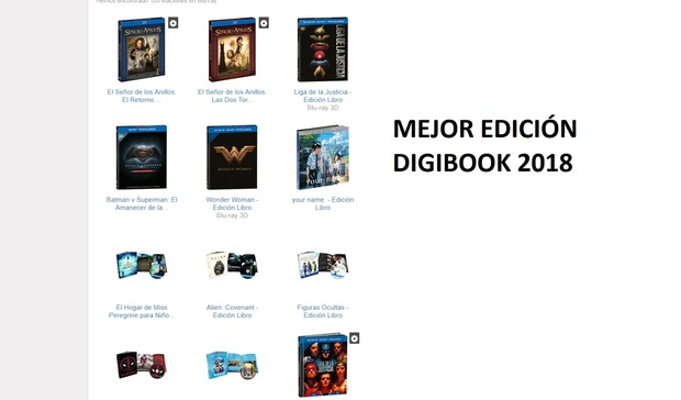 Mejor edición Digibook 2018. ¿Cual escogéis como tal?