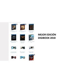 Mejor edición Digibook 2018. ¿Cual escogéis como tal?