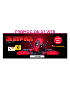 Oferta hoy en Fnac. Entra en el 3x2. Deadpool