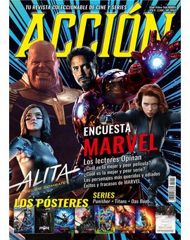 Accion cine. Revista. Portada y Posters Febrero 2019.