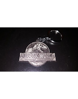 Llavero con relieves de Jurassic World El Reino Caido. Regalazo de Albertronik ¡Muchas gracias!.