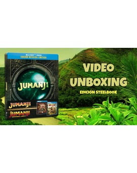 Jumanji + Jumanji Bienvenidos a la Jungla. Unboxing del Steelbook