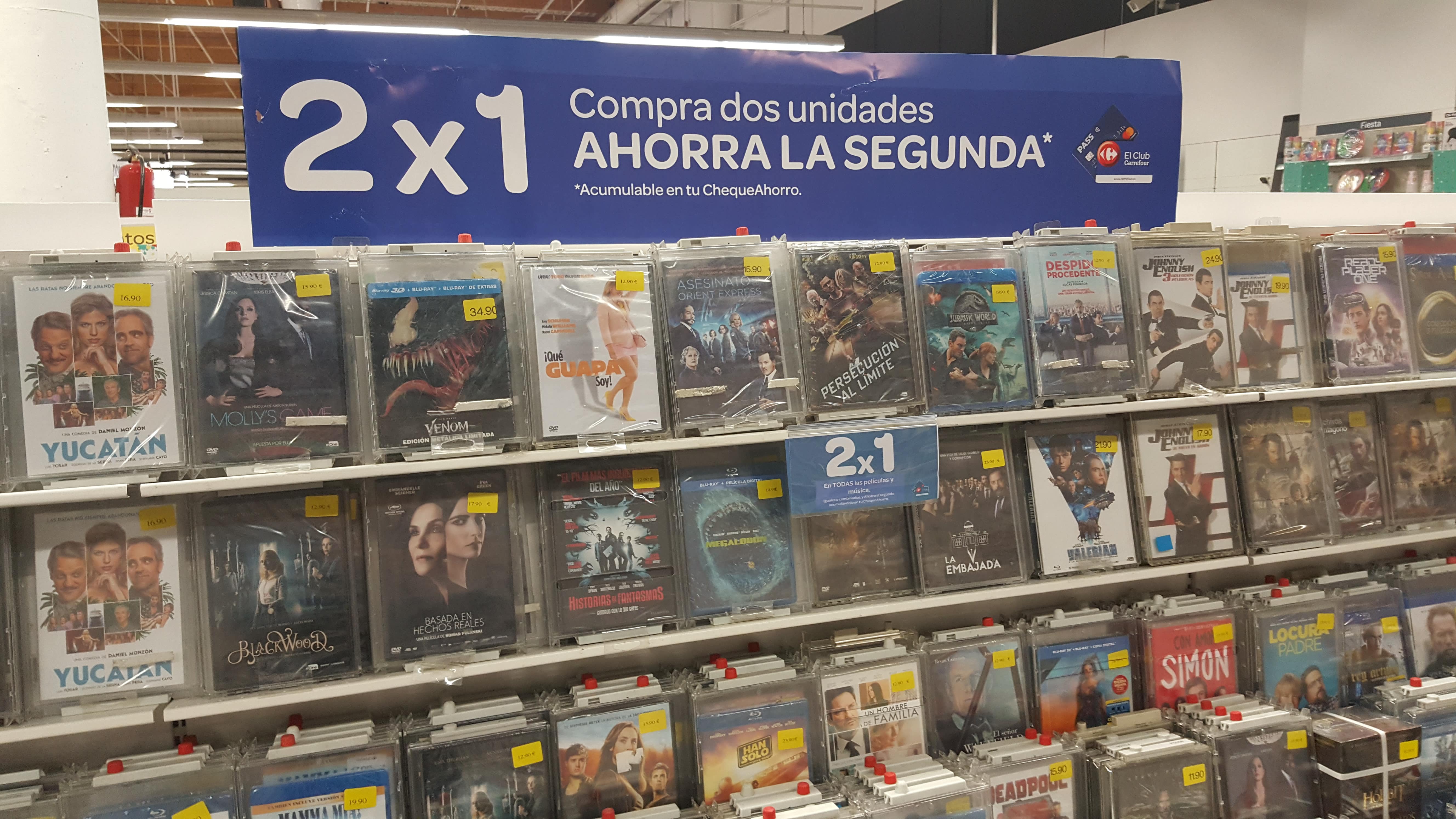 2x1 Carrefour: se extiende del 25 Enero 11 de Febrero de 2019 chequeahorro)