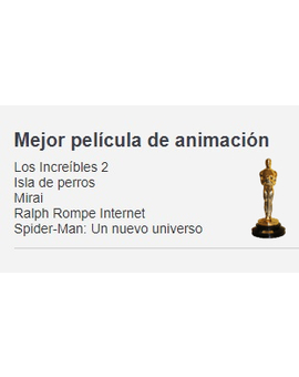 Oscar a Mejor Película de Animación: Debate: ¿Cual sería para tí la justa ganadora?
