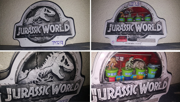 Regalazo del compañero Zapatototo. Lata con relieves Pez de Jurassic World FK. ¡¡Muchas Gracias!!