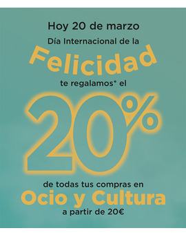20% dcto sólo hoy en ECI