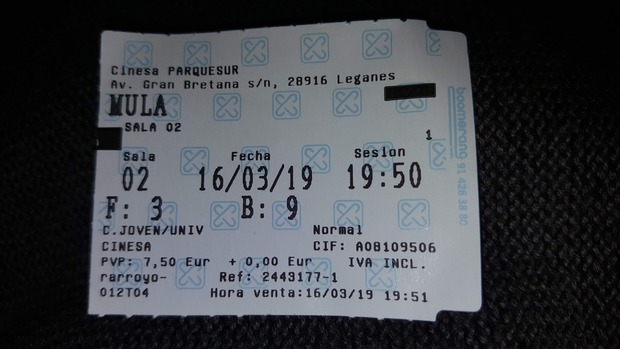 Mula: Mi Crítica y mi Entrada. [Sin Spoilers]. Nota 7/10. Las Aventuras del Tata