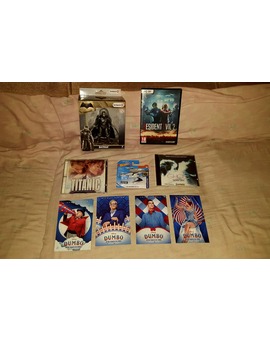 Figura Batman + Enterprise + BSOs + Resident Evil 2 + Postales Dumbo: Adquisiciones 31-03-2019. 