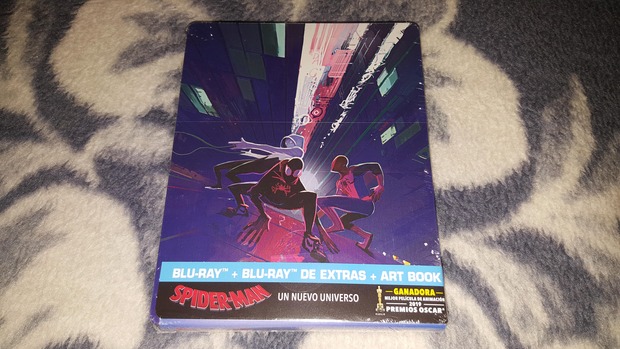 Spider-Man Un Nuevo Universo Steelbook con libreto: Mi Compra 23-04-2019