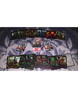 Juego de cartas de Jurassic World El Reino Caido. ¡Regalazo de Albertronik! ¡Muchas Gracias!