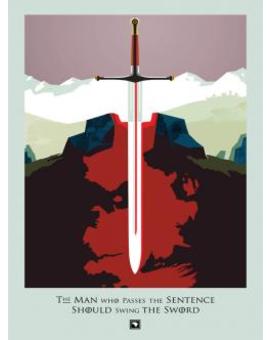 Docenas de Posters artísticos de muertes de Juego de Tronos (SPOILERS GRANDISIMOS)