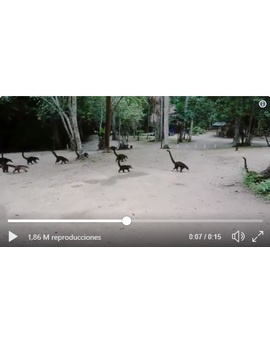 El vídeo viral de unos coatíes al revés recuerda a Jurassic Park + Maratón Jurásico hoy en Syfy 