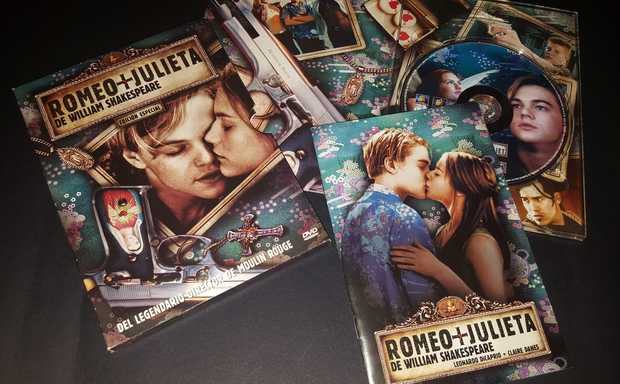 ¡Regalazo del amigo Zapatototo!. Romeo + Julieta de Baz Luhrmann. Digipak. Reportaje Fotográfico