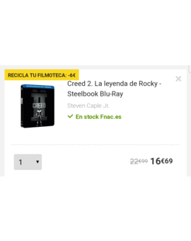 Ya entra!!!. Creed II  en recicla tu Filmoteca