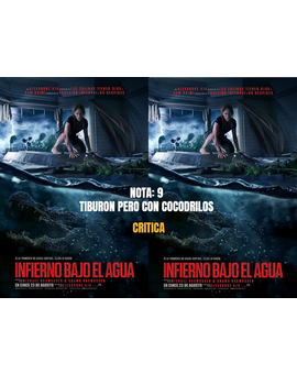 Infierno Bajo el Agua (Crawl): Mi Crítica [Sin Spoilers]. Nota 9/10. Tiburón pero con cocodrilos